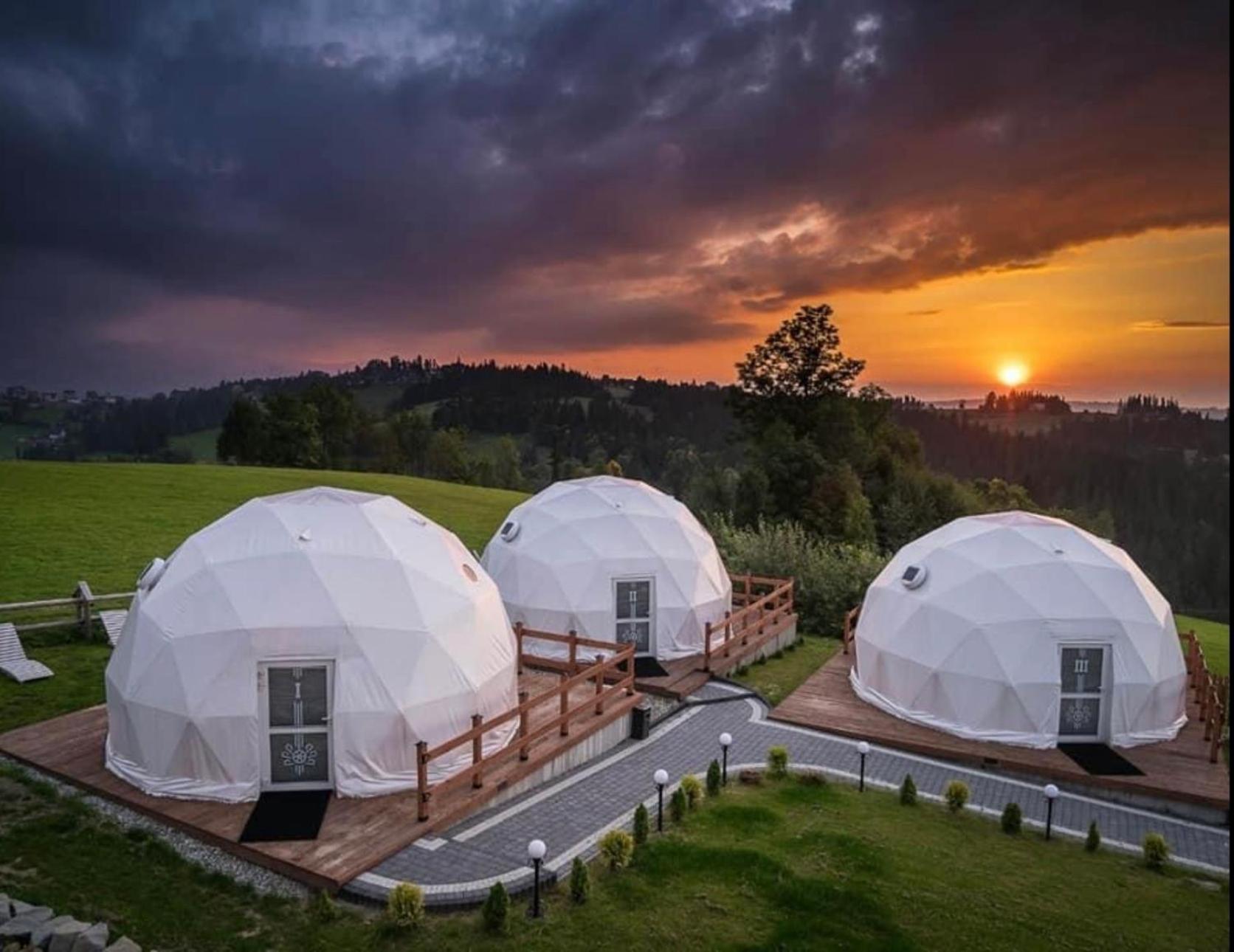 Glamping Pasieka Namiot Glamp Bukowina Tatrzanska - Domki W Gorach Groń Dış mekan fotoğraf